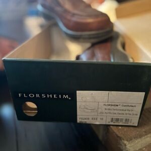 Florsheim Brown Leather Loafers Slip-Ons